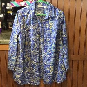 Liz Claiborne Paisley Blouse